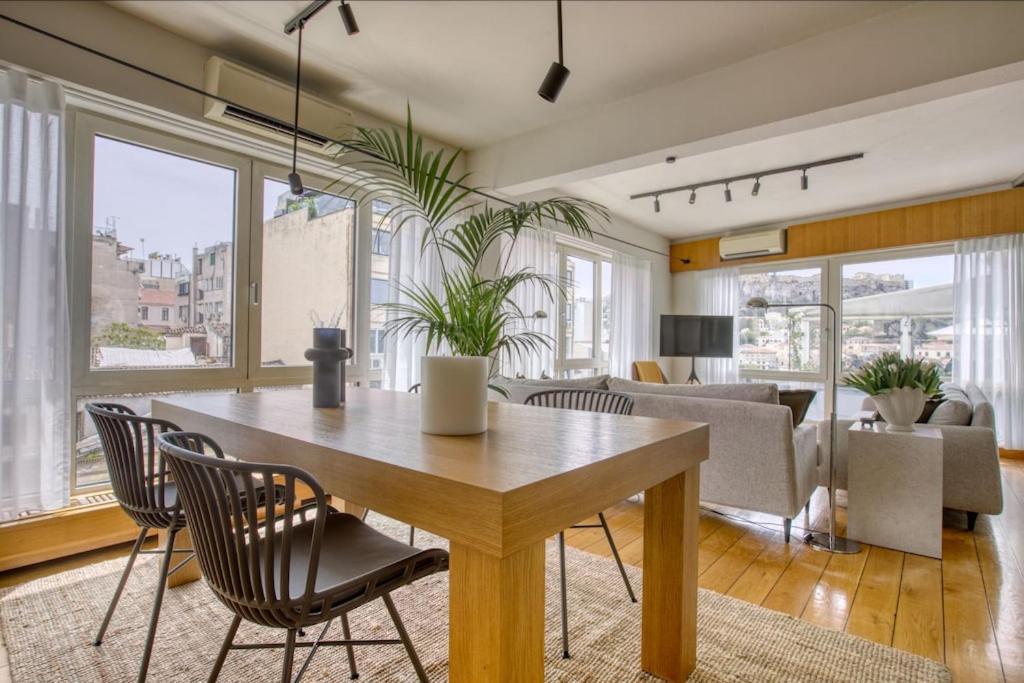 Sunny Luxury Loft,Stunning Acropolis View, Jacuzzi Apartment Athens Exterior photo