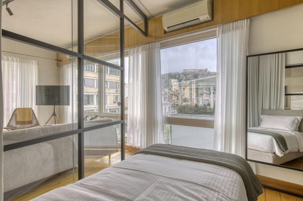 Sunny Luxury Loft,Stunning Acropolis View, Jacuzzi Apartment Athens Exterior photo